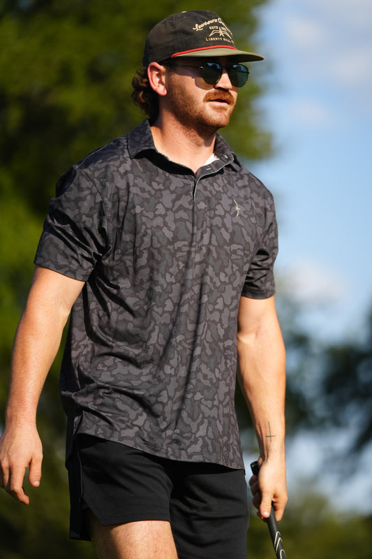 Black Camo Polo