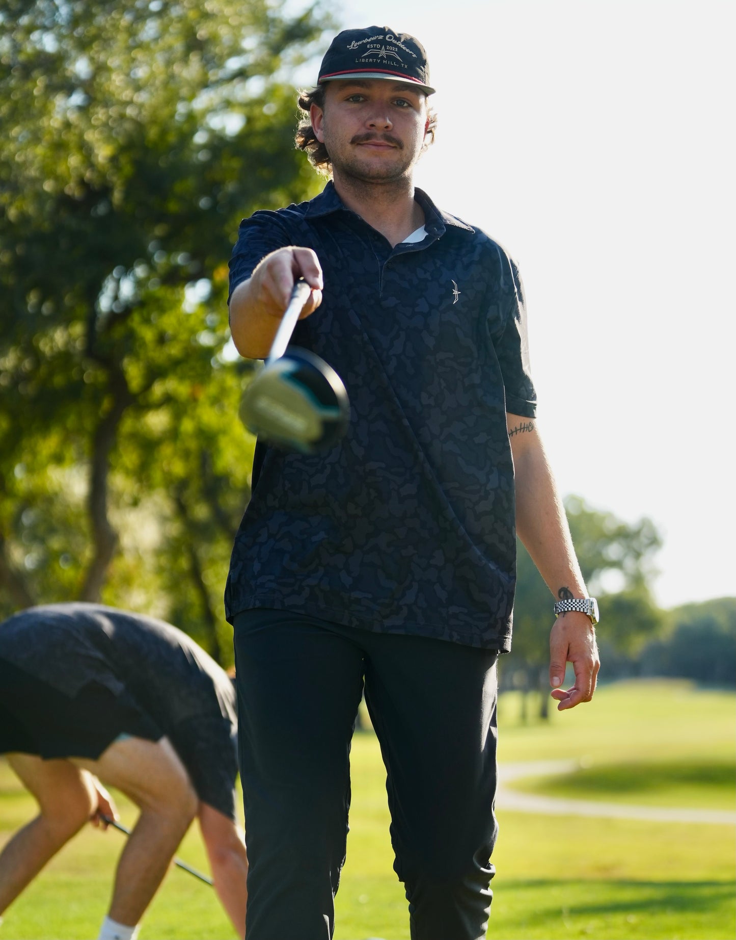 Black Camo Polo